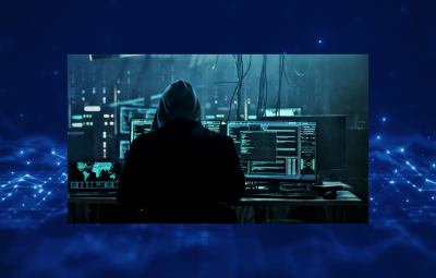 Blue Futuristic Cyber Security Presentation